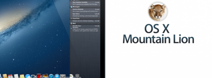 Preview: OS X 10.8 Mountain Lion, beschikbaar in Juli voor €15,99