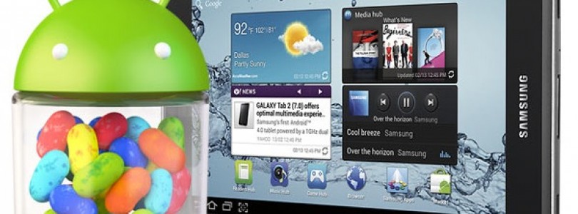 Samsung Galaxy Tab 2 7.0 ontvangt Android 4.1.2 Jelly Bean update