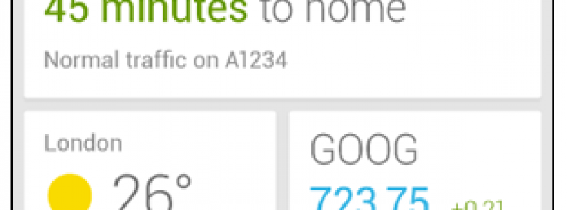 Android krijgt Google Now widget
