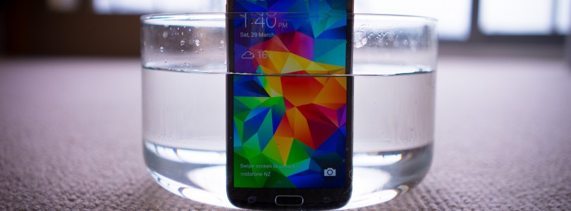 Geen waterdichte behuizing voor Samsung Galaxy S6