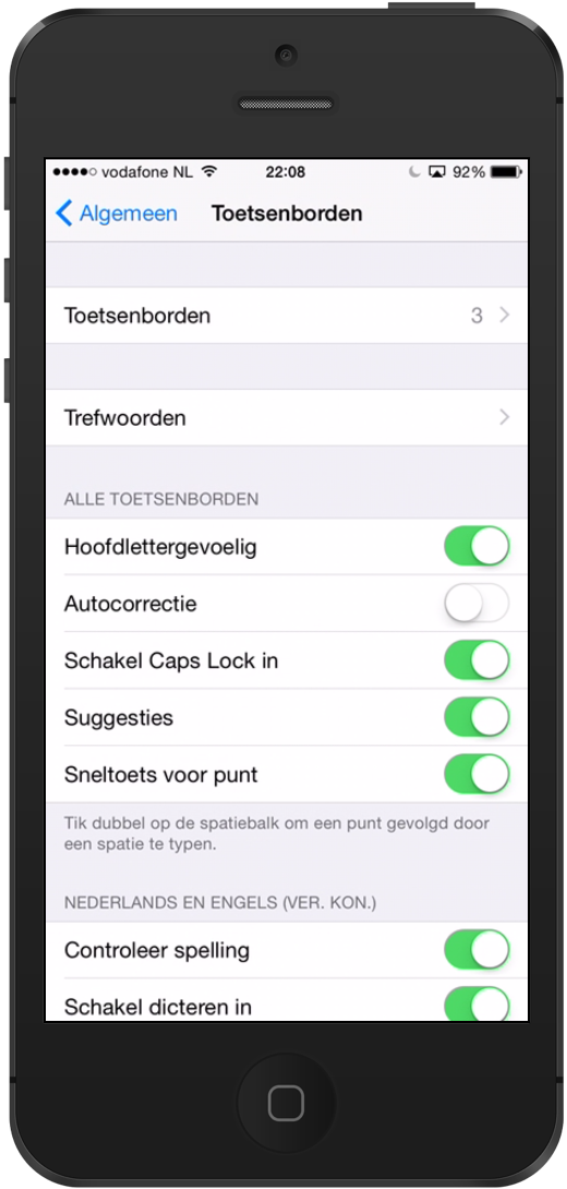 Zeldzaamheid badminton Ruwe olie Autocorrectie uitschakelen op je iPhone of iPad