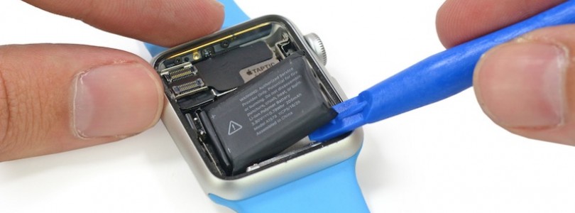 Apple Watch Sport teardown toont 205mAh accu en Taptic Engine