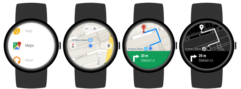 Google Maps app voor Android Wear geüpdatet