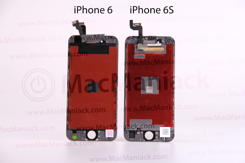 beest Assortiment Wrak iPhone 6S beeldscherm met iPhone 6 vergeleken