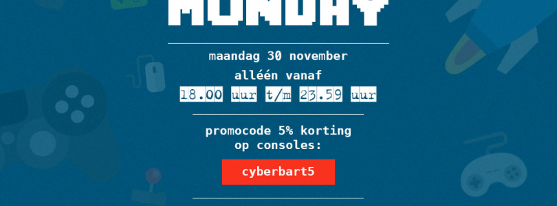 Cyber Monday: Console en games aanbiedingen bij Bart Smit