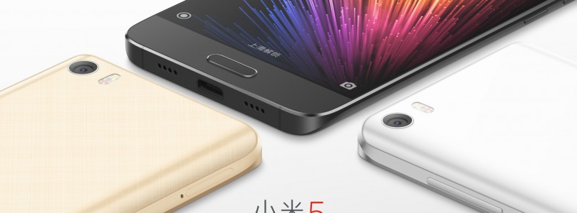 Xiaomi Mi 5 met 5,2″ scherm en Snapdragon 820 officieel aangekondigd