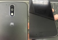 Persafbeelding toont voor- en achterkant van Moto G (2016) of Moto G4 Plus