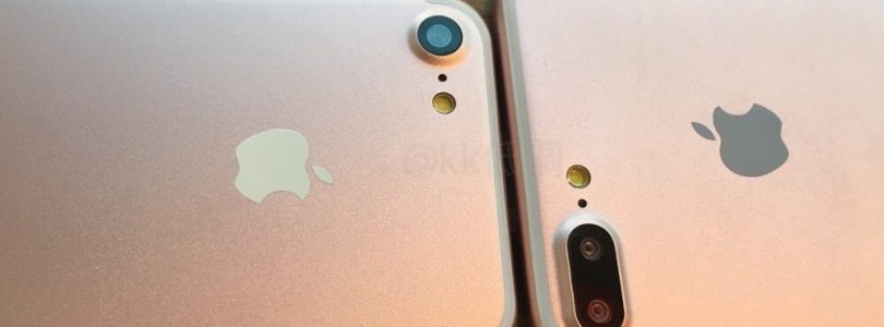 Foto’s tonen voor- en achterkant iPhone 7 en iPhone 7 Plus