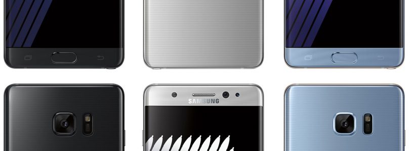 Galaxy Note 7 interface vergeleken met Galaxy S7