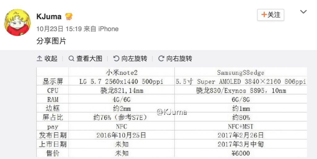 galaxy s8 edge specificaties