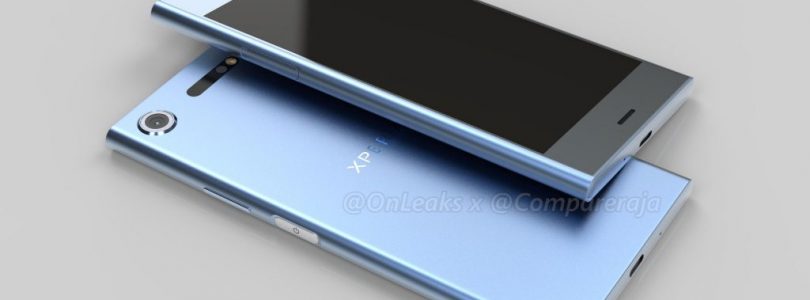 Renders tonen ontwerp Sony Xperia XZ1