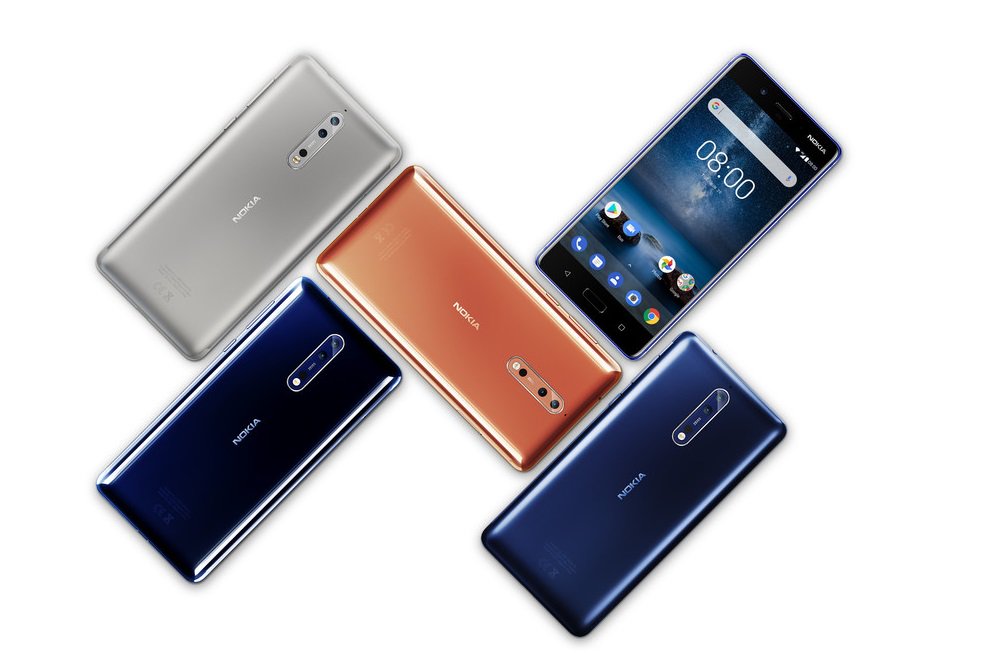 Er is een trend ondergronds Humaan Nokia 8 deze week te koop met 200 euro korting