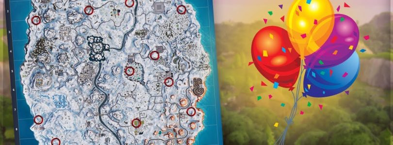 Fortnite-challenge: locaties van de gouden ballonnen