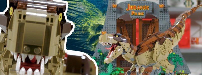 Ontwerper bespreekt LEGO Jurassic World 75936 Jurassic Park T. rex Rampage in video