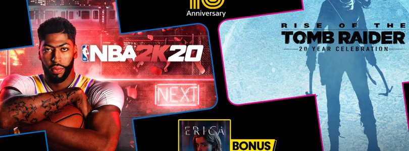 PlayStation Plus in juli 2020: NBA 2K20, Rise of the Tomb Raider: 20 Year Celebration en Erica