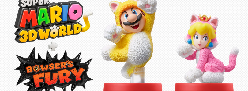 Amiibo Cat Mario & Cat Peach voor Super Mario 3D World nu beschikbaar voor pre-order