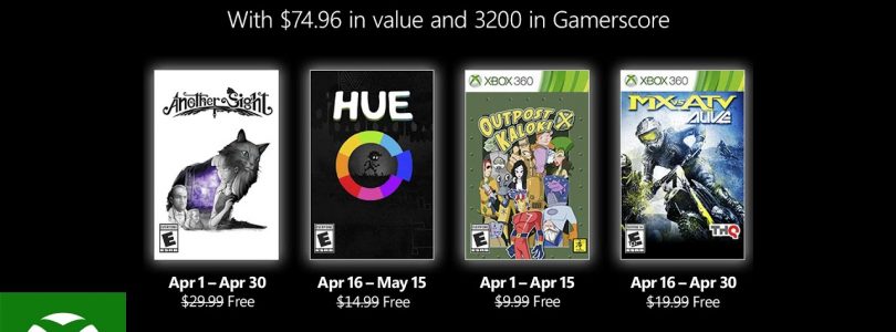 Games with Gold - april 2022